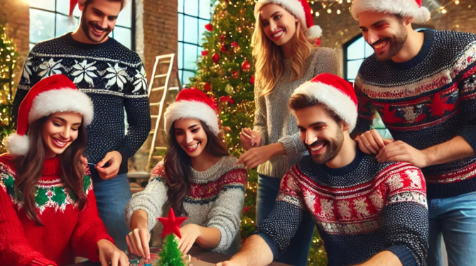 team building en Navidad
